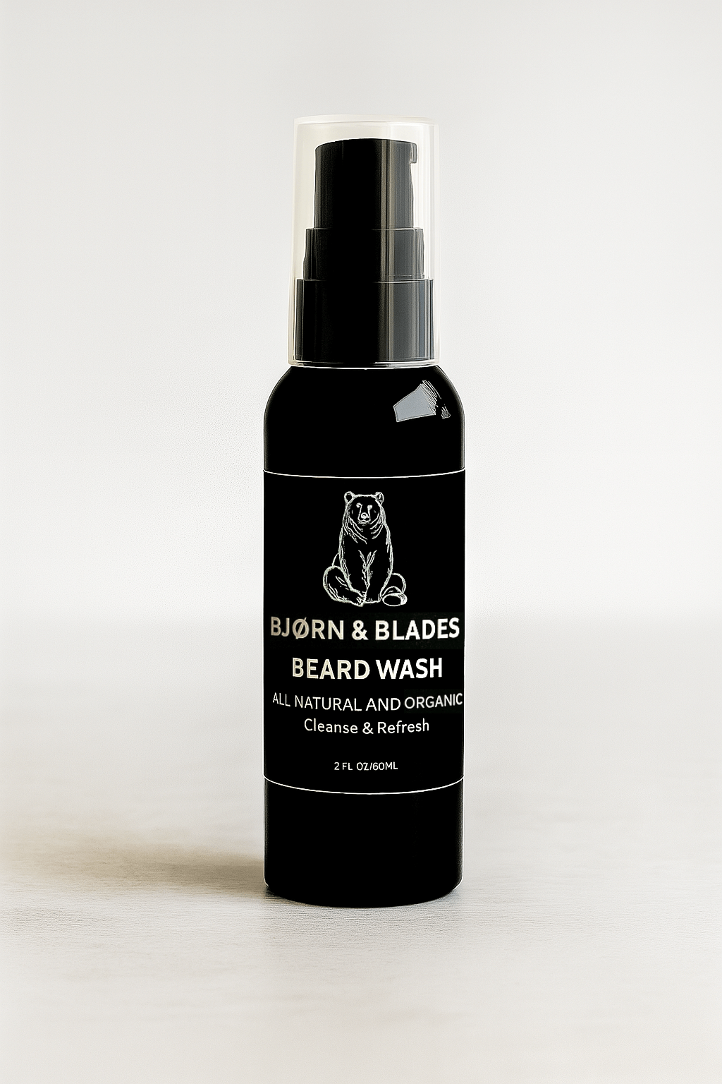 Mild og naturlig skægvask fra Bjørn & Blades – renser uden at udtørre huden
