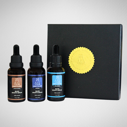 Bartwuchs-Serum-Set